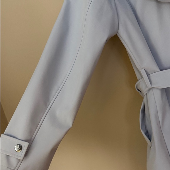 💙Nautica Women's Powder Blue Trench Coat- Size M - Picture 11 of 14